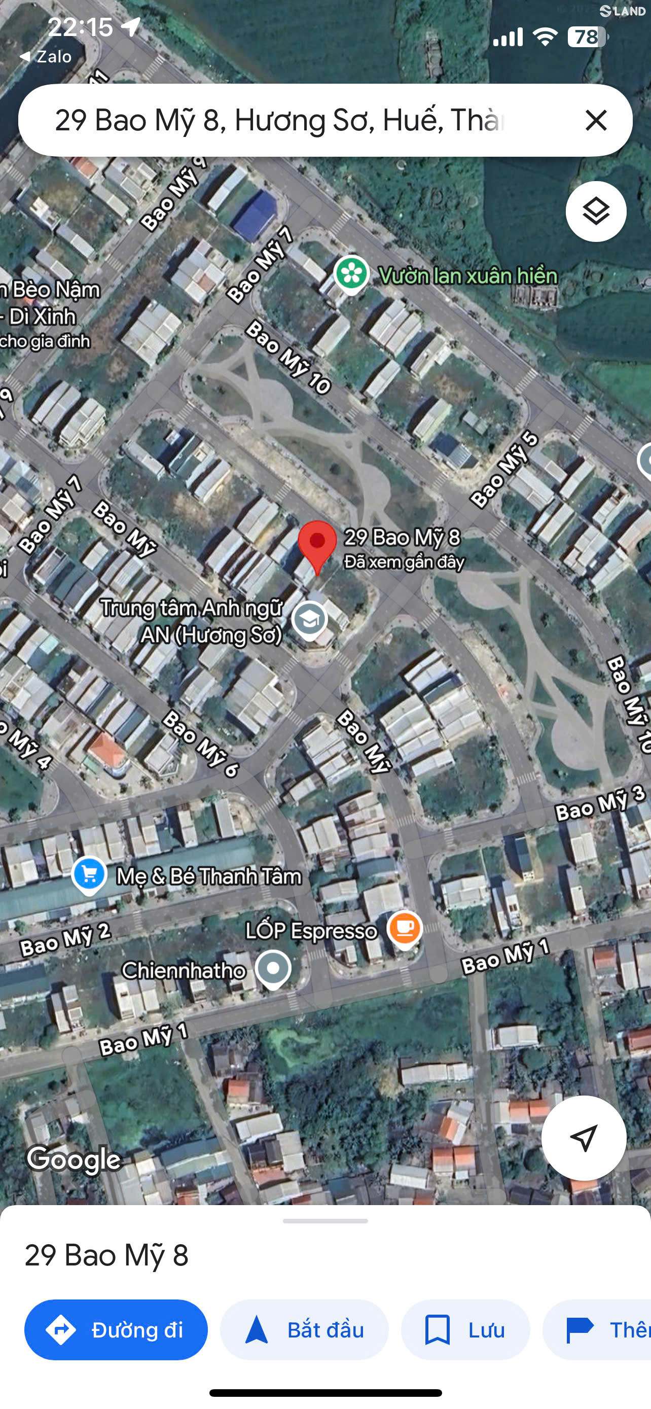 🕋🕋 Đất mặt tiền Bao Mỹ 8, Hương Sơ, Huế view công viên giá rẻ