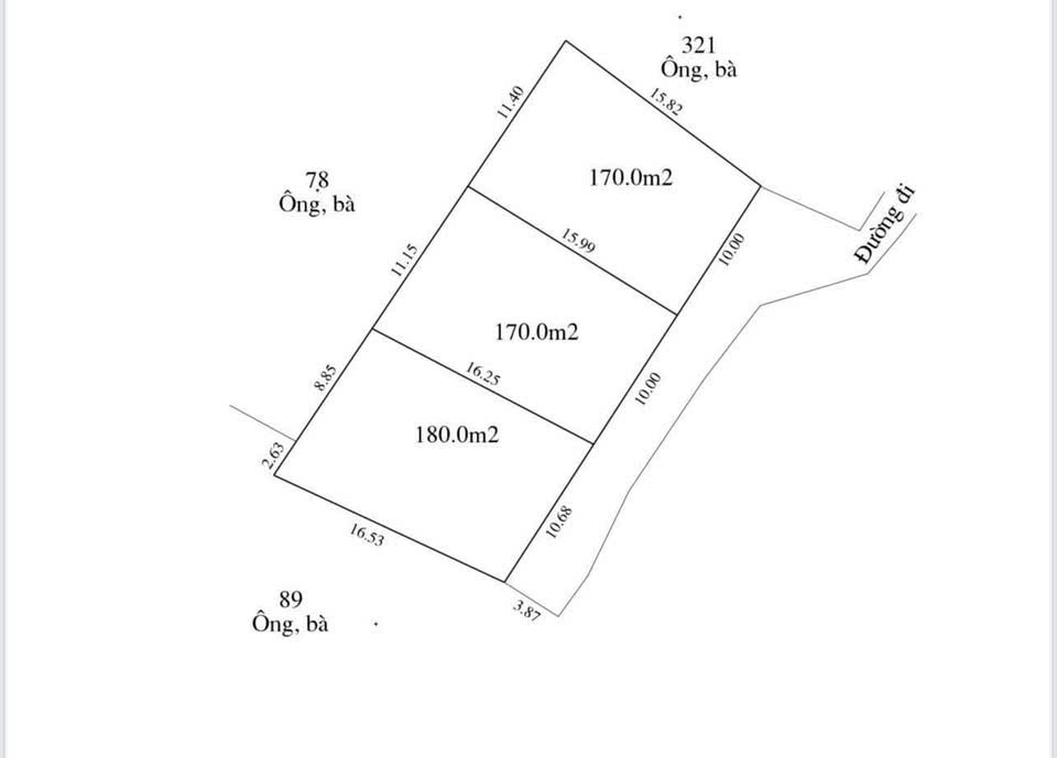 Siêu phẩm 520m2 bề ngang 30m đã cắt 3 lô