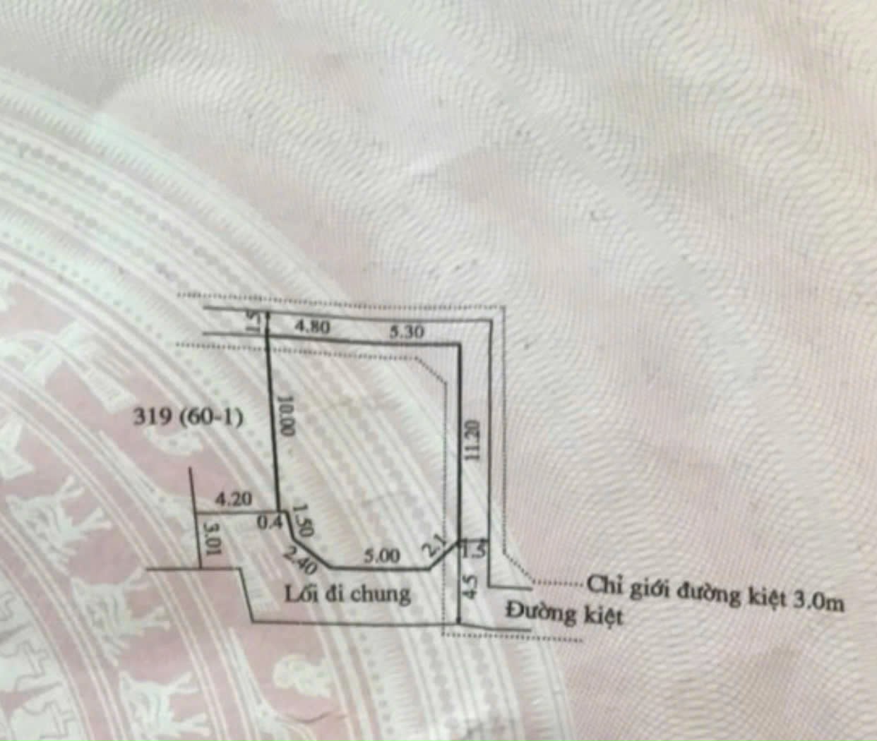 Đất 3 mặt thoáng 118m2 ngang 10m kiệt Thanh Tịnh, Vỹ Dạ, Huế