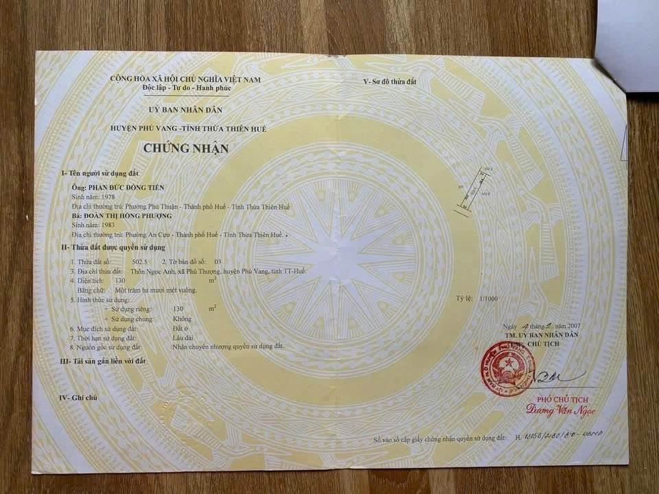 📌 Bán đất xóm 7 NGỌC ANH khổ 130m, Phú Thượng, P. Mỹ Thượng 💰 Giá chỉ 2tỷ1xx