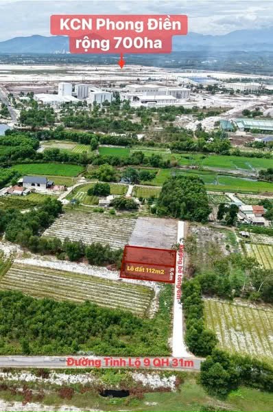 Lô đất ở. Cạnh bên Khu công nghiệp phong điền. Thành Phố Huế